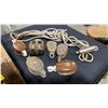 Image 3 : ASSORTED CANADIAN MADE WOOD & METAL VINTAGE MARINE PULLEYS