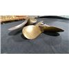 Image 3 : 2 BRASS VINTAGE SMALL BOAT PROPELLERS