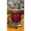 Image 3 : VINTAGE RED LENSED STARBOARD MARITIME ELECTRIC SHIP LANTERN