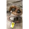 Image 2 : LARGE VINTAGE MARINE CHAINS, SWIVEL HOOKS & WEIGHTS
