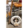 Image 1 : VINTAGE AER-O-BOUY THUMPER "LADYSMITH B.C." LIFE RING, WOODEN ANTIQUE RUDDER & CAPTAIN TEDDY BEAR