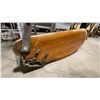 Image 5 : VINTAGE AER-O-BOUY THUMPER "LADYSMITH B.C." LIFE RING, WOODEN ANTIQUE RUDDER & CAPTAIN TEDDY BEAR