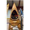 Image 2 : PIGMY 17.6' COHO WOODEN SEA KAYAK WITH KAYAK PADDLE & ASSORTED GEAR
