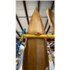Image 6 : PIGMY 17.6' COHO WOODEN SEA KAYAK WITH KAYAK PADDLE & ASSORTED GEAR