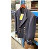 Image 10 : SMALL VINTAGE BROWN STORAGE TRUNK, 3 CAPTAIN HATS, HELMET & CAPTAINS JACKET