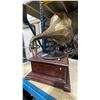 Image 3 : "HIS MASTER'S VOICE" (HMV) GRAMOPHONE WITH LARGE BRASS HORN