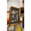 Image 2 : SHELF OF COLLECTABLES- FRAMED NAUTICAL ARTWORK, NAUTICAL THEMED STORAGE BOXES, ANTIQUE CAMERA &