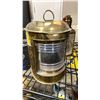 Image 7 : 5 ASSORTED BRASS MARINE LAMPS