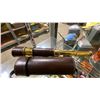 Image 3 : VINTAGE ZEISS AEROTOPO FOLDING POCKET STEREOSCOPE & MARITIME BRASS/LEATHER SPYGLASS TELESCOPE