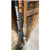 Image 4 : PAIR OF VINTAGE SNOWSHOES & ASSORTED FISHING RODS