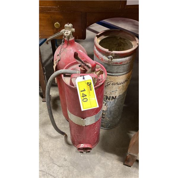 3 VINTAGE FIRE EXTINGUISHERS