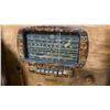 Image 5 : MINERVA VINTAGE CONSOLE RADIO & SMALL BARREL BUCKET OF ASSORTED GALVANIZED DECK SPIKES