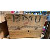 Image 6 : 4 VINTAGE COLLECTABLE WOODEN CRATES