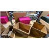 Image 2 : 4 VINTAGE COLLECTABLE WOODEN CRATES