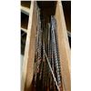 Image 2 : WOODEN BOX OF ASSORTED VINTAGE BRACE DRILL BITS