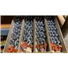 Image 2 : 4 BOXES OF ASSORTED VINTAGE IRWIN BRACE SHANK DRILL BITS