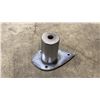Image 4 : SMALL WOODEN BARREL OF VINTAGE CHROME PLATED FLAG POLE SOCKETS