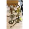 Image 1 : 6 ASSORTED BRASS BELLS