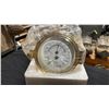 Image 2 : VICTORY #RM622LH SOLID BRASS PORTHOLE CASE 4" DIAL THERMOMETER AND HYGROMETER