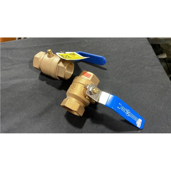 HYDRASEARCH & BUCK ALGONQUIN 1-1/2" SHUT OFF VALVES 600 WOG