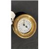 Image 2 : VICTORY VINTAGE BRASS MARINE THERMOMETER/HYGROMETER