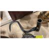 Image 3 : VINTAGE 1-1/4" TAPERED-CONE MARINE SEACOCK & HAND HOOK