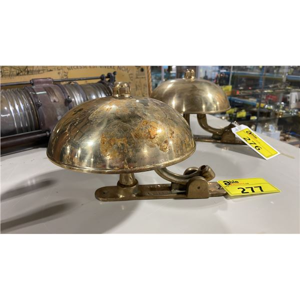 VINTAGE BRASS CABLE CAR GRIPMANS BELL