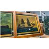 Image 2 : 2 FRAMED VINTAGE STYLE NAUTICAL FRAMED ARTWORK, EACH APPROX 27" X 22"