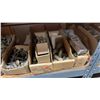 Image 2 : SHELF OF ASSORTED BRASS/BRONZE VINTAGE MARINE HARDWARE
