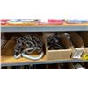 Image 2 : SHELF OF ASSORTED GALVANIZED VINTAGE MARINE HARDWARE