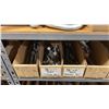 Image 4 : SHELF OF ASSORTED GALVANIZED VINTAGE MARINE HARDWARE