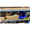 Image 3 : SHELF OF ASSORTED BRASS/BRONZE VINTAGE MARINE PARTS & HARDWARE