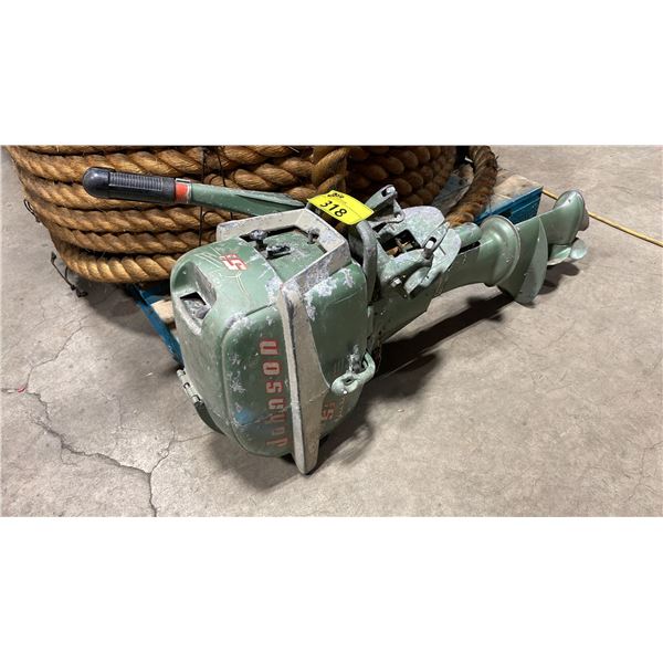 JOHNSON SEAHORSE 5 1/2 GREEN VINTAGE OUTBOARD MOTOR