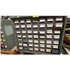 Image 6 : 49 DRAWER GREEN METAL PARTS CABINET FULL OF ASSORTED VINTAGE HARDWARE