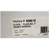 Image 5 : PAIR OF VICTORY #RM618 PLAIN BEZEL 3" CLOCK