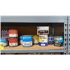 Image 2 : SHELF OF ASSORTED VINTAGE CANS OF MARINE PRODUCT