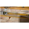 Image 2 : 2 VINTAGE ORANGE FISHING RODS