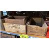 Image 5 : ASSORTED VINTAGE WOODEN CRATES & SPAE-NAUR HARDWARE SORTER