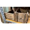 Image 6 : ASSORTED VINTAGE WOODEN CRATES & SPAE-NAUR HARDWARE SORTER