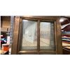 Image 4 : 2 BRASS VINTAGE SHIPS GALLEY SWING DOORS EACH MEASURES APPROX 2' X 7'