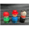 Image 7 : FISHER-PRICE LITTLE PEOPLE LOT - COMPLETE WOODEN LITTLE PEOPLE OLD (INTERNAL REFERENCE: C)