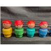 Image 2 : FISHER-PRICE LITTLE PEOPLE LOT - MORE COMPLETE WOODEN LITTLE PEOPLE OLD (INTERNAL REFERENCE: D)