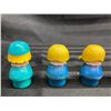 Image 5 : FISHER-PRICE LITTLE PEOPLE LOT - WOODEN BOTTOM PLASTIC HEAD LITTLE PEOPLE! (INTERNAL REFERENCE: B)