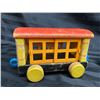 Image 2 : FISHER-PRICE LITTLE PEOPLE LOT - VERY OLD WOODEN TRAIN (INTERNAL REFERENCE: W)