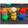 Image 10 : FISHER-PRICE LITTLE PEOPLE LOT - PICNIC TABLES/CANOPY (INTERNAL REFERENCE: F)
