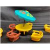 Image 3 : FISHER-PRICE LITTLE PEOPLE LOT - PICNIC TABLES/CANOPY (INTERNAL REFERENCE: F)