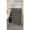 Image 1 : DARK GREY 5DR LATERAL FILE CABINET AND BLACK 2DR FILE CABINET