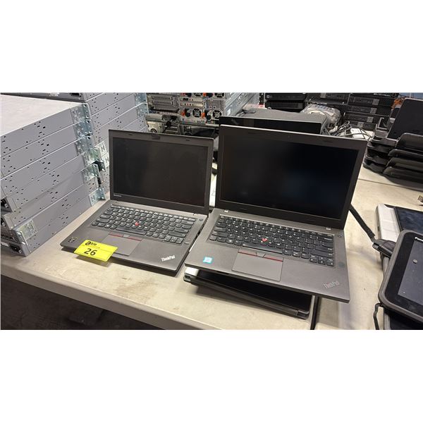 6 ASSORTED NOTEBOOK COMPUTERS - NO HDD