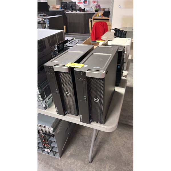 2 DELL PRECISION 7810 TOWER COMPUTERS AND 9 DELL MICRO COMPUTERS - NO HDD
