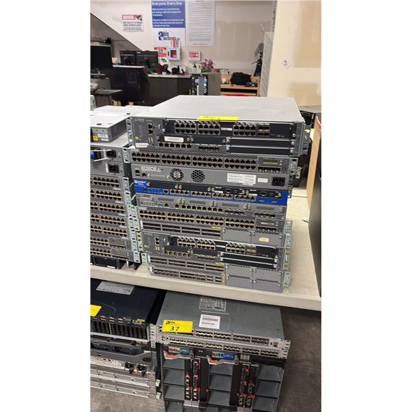 10 ASSORTED JUNIPER NETWORK SWITCHES
